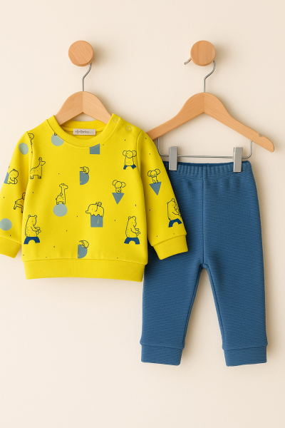 Set de jucării pentru bebeluși cu imprimeu de dinozauri Bip Baby 6-9-12-18-24 luni A29