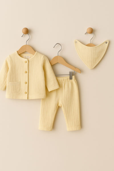 Set 3 piese pentru bărbați Bip Baby 6-9-12-18 luni A24