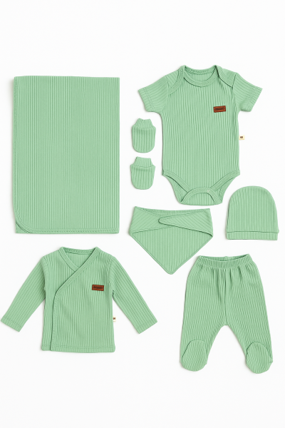 Set body Cho Kids pentru bebeluși 0-3 luni, 7 piese A44