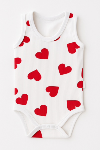 Body mic cu inimă, NAYİNOM, 0-3-6-9 luni A7