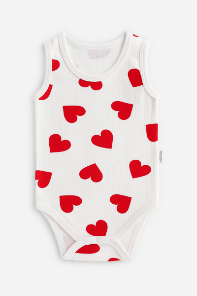 Body Nayinom, mărime mare, cu inimă, pentru copii de 1/3 ani A8