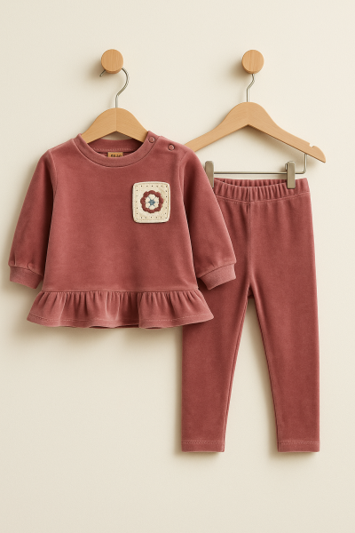 SET DECO 9-12-18-24-36 LUNI CU CATIFEA BRODATĂ A31