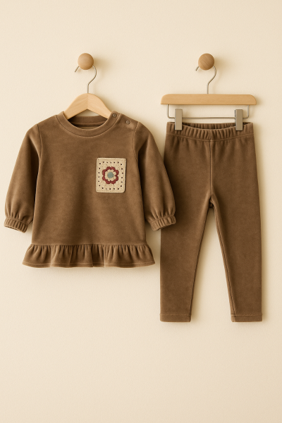 SET DECO 9-12-18-24-36 LUNI CU CATIFEA BRODATĂ A31