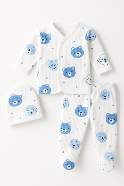 SET 3 PIESE ÖZLEV URSULET 0-3 LUNI A12