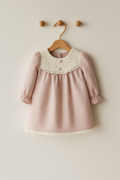 ROCHIE MYMIO DIN DANTELĂ PENTRU FETIȚE 6/24 LUNI A69