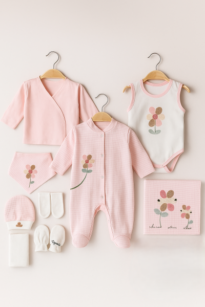 SET CONCON FLORI ORGANICE 0/3 LUNI, 10 PIESE A95