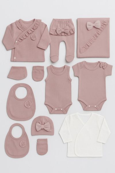 Set jucării ZIPIR BABY 0-3 luni cu 10 fundițe pentru nou-născuți A95