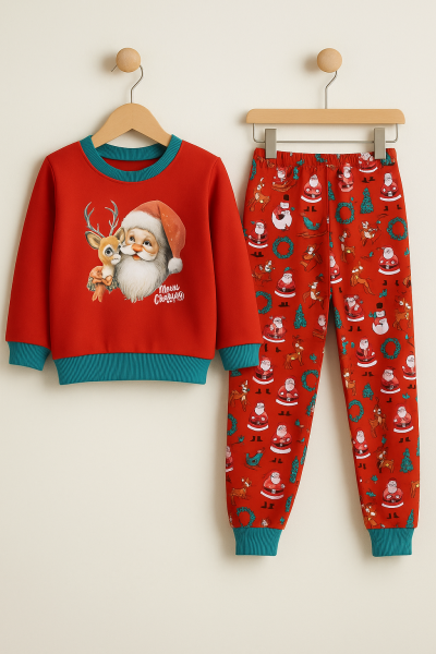 SET DE CRĂCIUN IMPRIMAT PENTRU 1-2-3-4 ANI A25