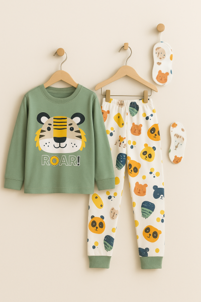 SET DE PIJAMALE POLYPHONY 7/10 ANI TIGER ROAR A32