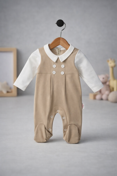 SALOPĂ BYMURAT 0-3-6-9 LUNI CU DETALIU GULER ÎN FAȚĂ A22