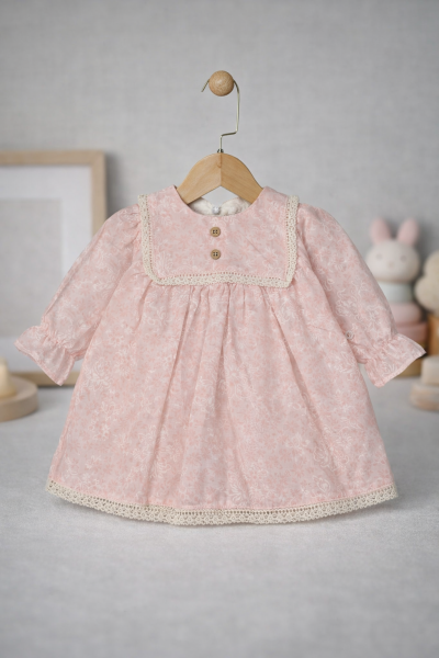 ROCHIE BYMURAT CU GULER PĂTRAT PENTRU BEBELUȘI 3-6-9-12-18-24 LUNI A35