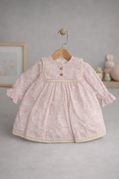 ROCHIE BYMURAT CU GULER PĂTRAT PENTRU BEBELUȘI 3-6-9-12-18-24 LUNI A35