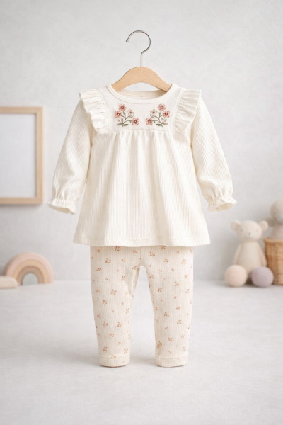 SET DECO CU MODELE FLORALE 9-12-18-24-36 LUNI A30