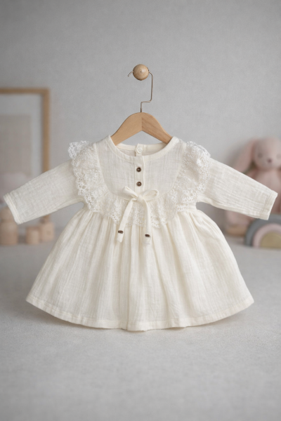 Rochie cu fundă MiniCix 9/24 luni A33