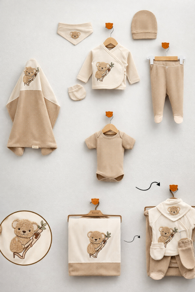 Set de 7 piese pentru nou-născuți Belemir cu design Koala A91