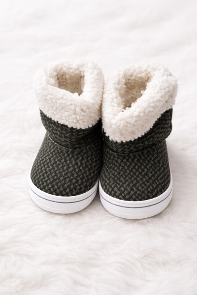 Încălțăminte blănoasă pentru mărimile 0-3-6-9-12 luni A19