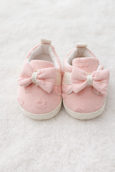 Pantofi cu panglică de muselină pentru 3-6-9-12 luni A19