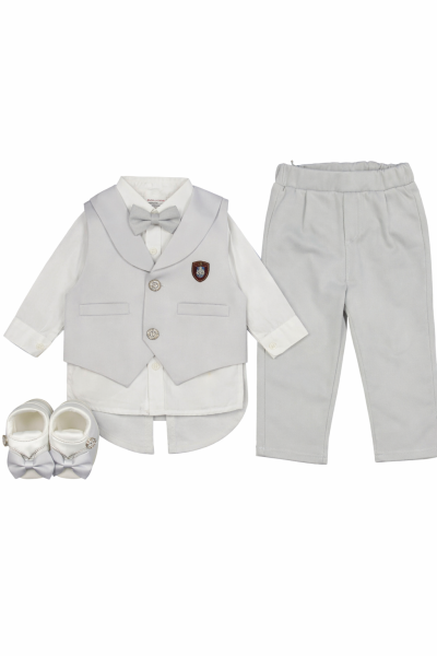 SET BOTEZ BABYLIA TUXEDO 0-3 LUNI A44
