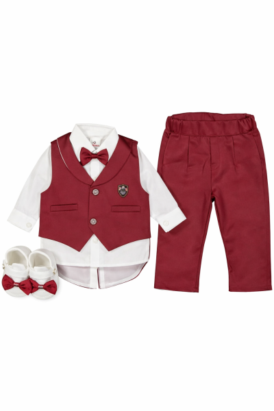 SET BOTEZ BABYLIA TUXEDO 0-3 LUNI A44