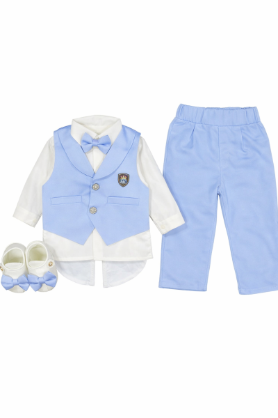 SET BOTEZ BABYLIA TUXEDO 0-3 LUNI A44
