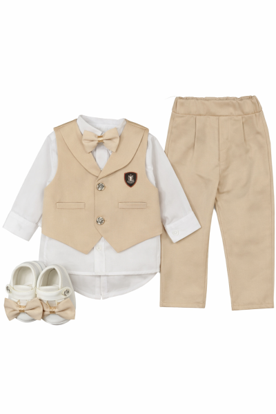 SET BOTEZ BABYLIA TUXEDO 0-3 LUNI A44