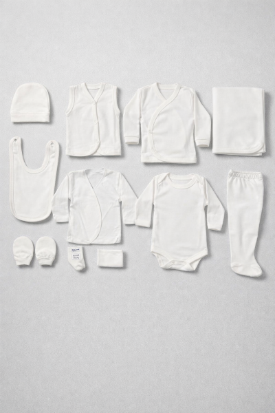 JUUTALÜX SET DE 11 PIESE PENTRU NOU-NĂSCUT FĂRĂ TIPARE, 0-3 LUNI A46