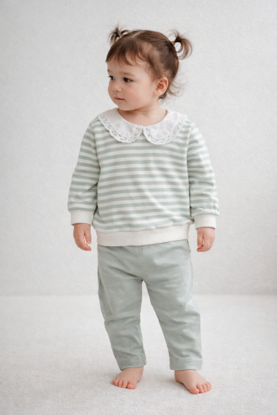 Set cu dungi BYMURAT 9/24 luni A29