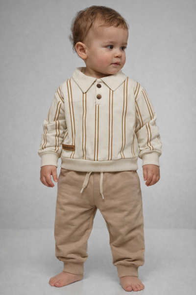 Ținută cu dungi CİCİBEN KIDS 9/24 luni A29