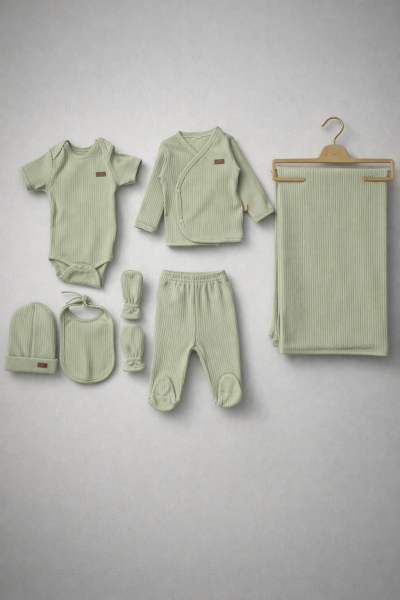 Set body Nana Baby 0-3 luni, 7 piese A44