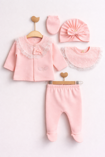 MINICAIZEN 0/3 LUNI SET DE 5 PIESE CU ARIPI DE ÎNGER A44