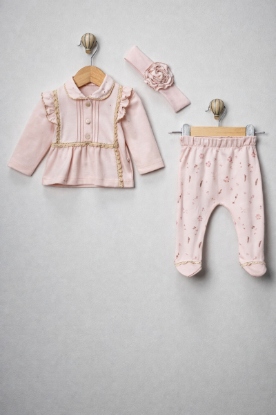 SET 3 PIESE CU SLĂBITORI BABY AURA PENTRU BEBELUȘI 0-3 LUNI A42