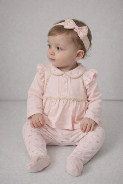 SALOPĂ BABY AURA 3/9 LUNI, PACHET DE 2, ARGINTIE A41