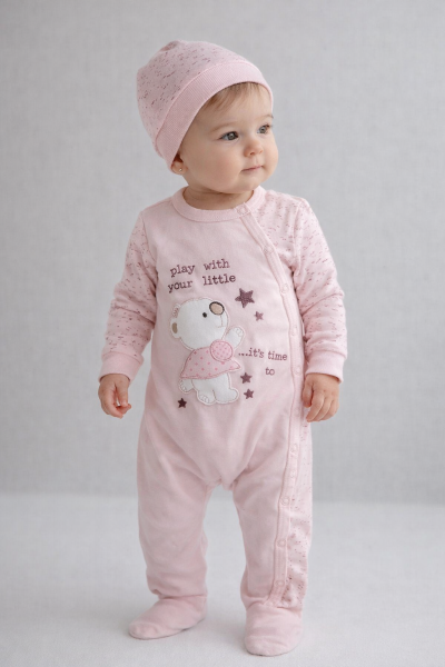 Salopetă ANNORA 3–9 luni cu broderie stea A19