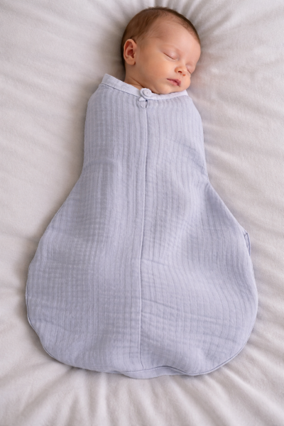 BEBEKEVİ – Sac de înfășat pentru bebeluși, cu fermoar, 0–6 luni A21