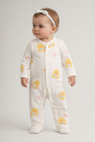 SALOPĂ BYMURAT CU IMPRIMARE DE PUISOR 3/9 LUNI A20