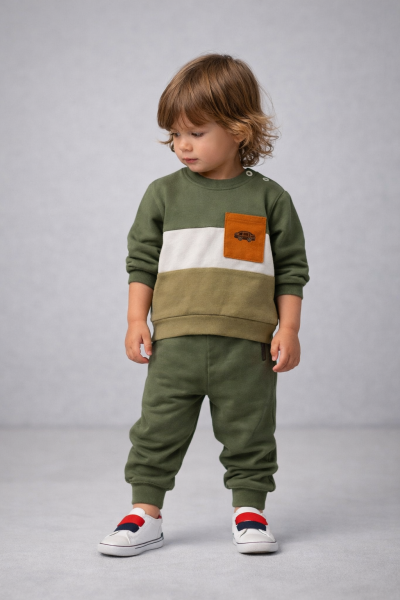 SET DE 2 ȘNURURI CU BUZUNARE BABY GO 6/24 LUNI A20