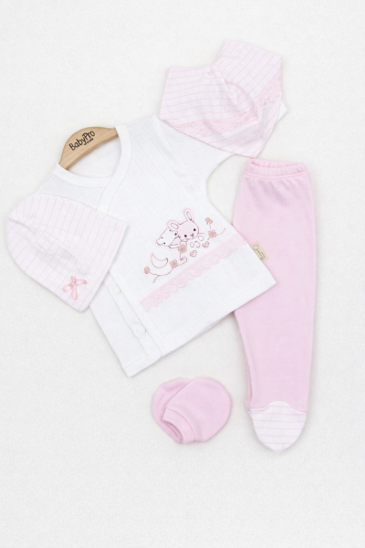 SET DE 5 PIESE ZIBIN BABYİM 0/3 LUNI CU URS A25