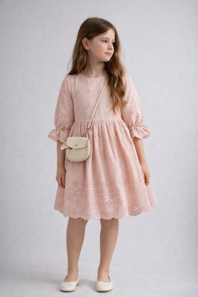 Rochie brodată Tivido Kids 6-12 ani A90