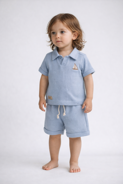 Costum JUNIOR 9/24 LUNI, BRODAT, DIN 2 PIESE A52