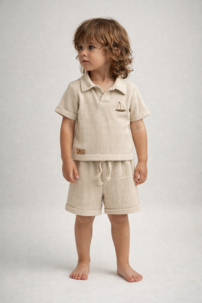 Costum JUNIOR 9/24 LUNI, BRODAT, DIN 2 PIESE A52