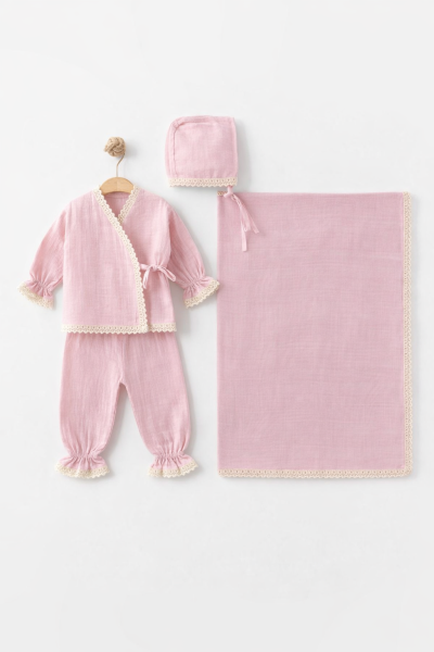 Gonca Zen Set Muselină pentru Bebeluși 0–3 Luni A59