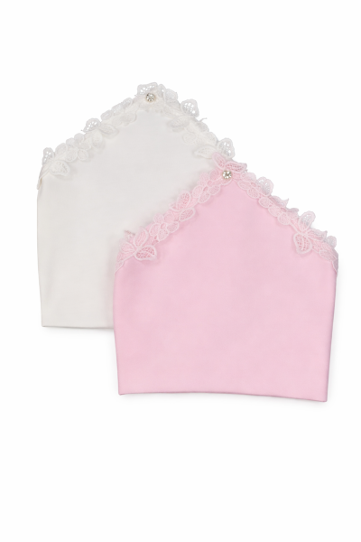 Phaselis Bavetă Tip Fular pentru Bebeluși 0–6 Luni, cu Dantelă A6