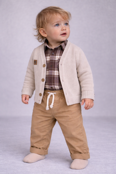 Oryeda Set pentru Copii 9–24 Luni, cu Cardigan A82