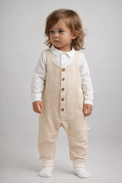 ByMurat Salopetă pentru Bebeluși 3–12 Luni cu Nasturi A28