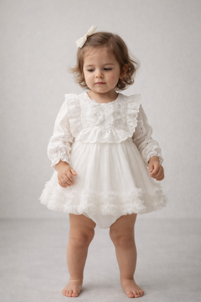 Togy Kids Rochie din Dantelă pentru Bebeluși 3–18 Luni A73