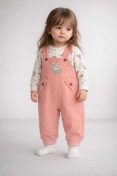 Nafitto Salopetă pentru Bebeluși 3–6–9 Luni, cu Iepuraș A28