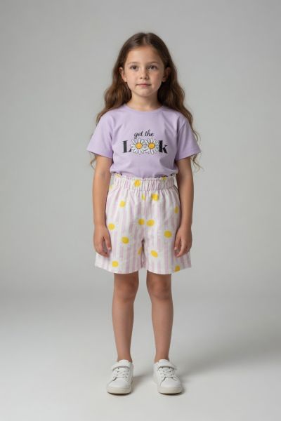 ALFA Set copii 3–7 ani 2 piese cu imprimeu „Look” A20