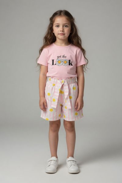 ALFA Set copii 3–7 ani 2 piese cu imprimeu „Look” A20