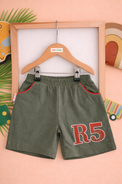 SALCAN KIDS Șort 5–8 ani R5 brodat A12