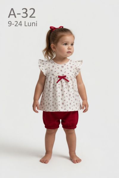 DECO Set 3 piese 9–24 luni cu flori